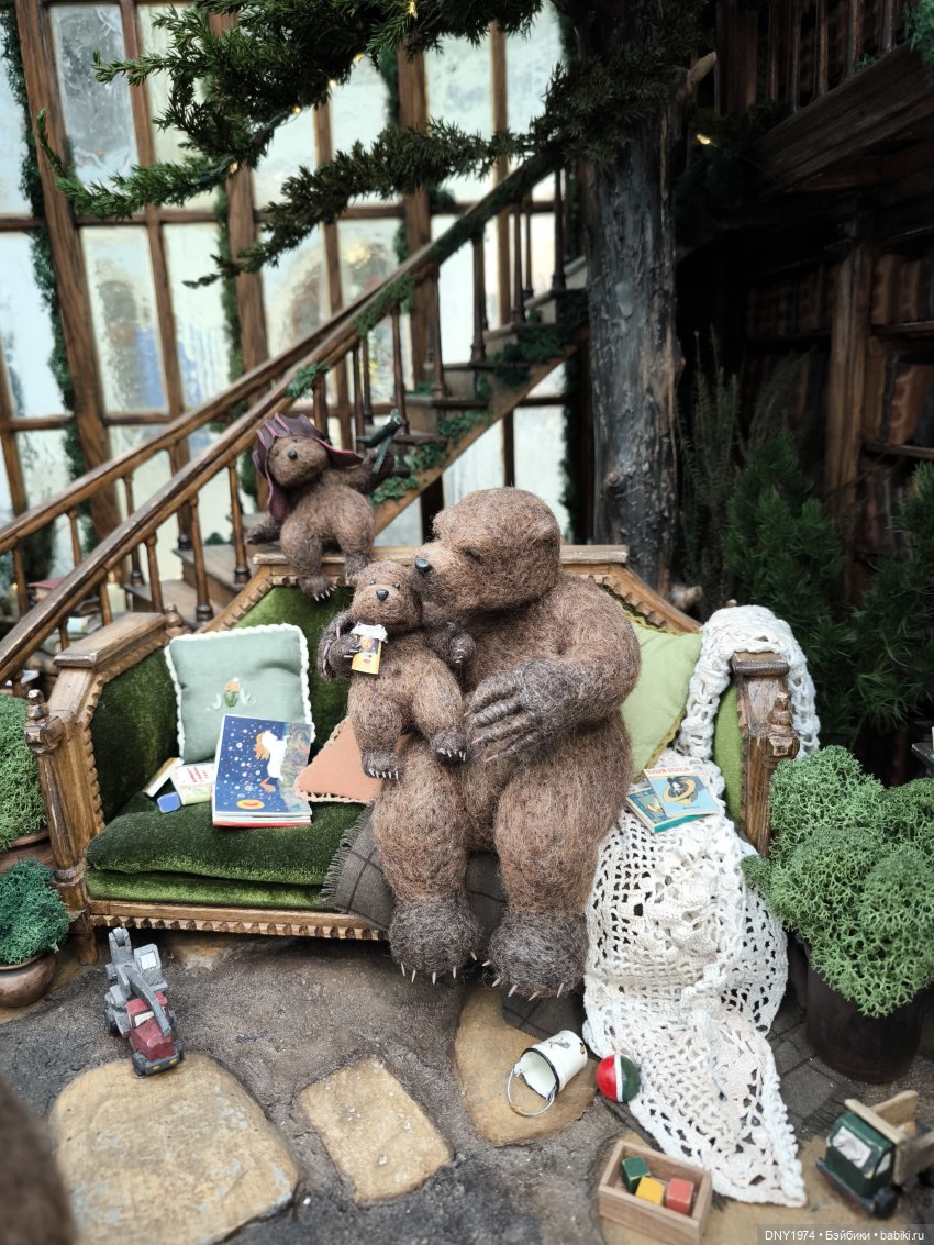 Искусство куклы 2025, часть о мишках в домиках (фото 9)