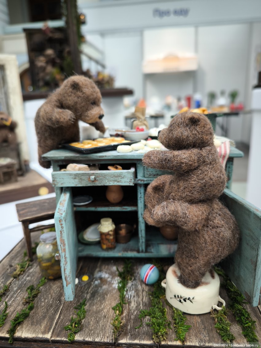 Искусство куклы 2025, часть о мишках в домиках (фото 5)