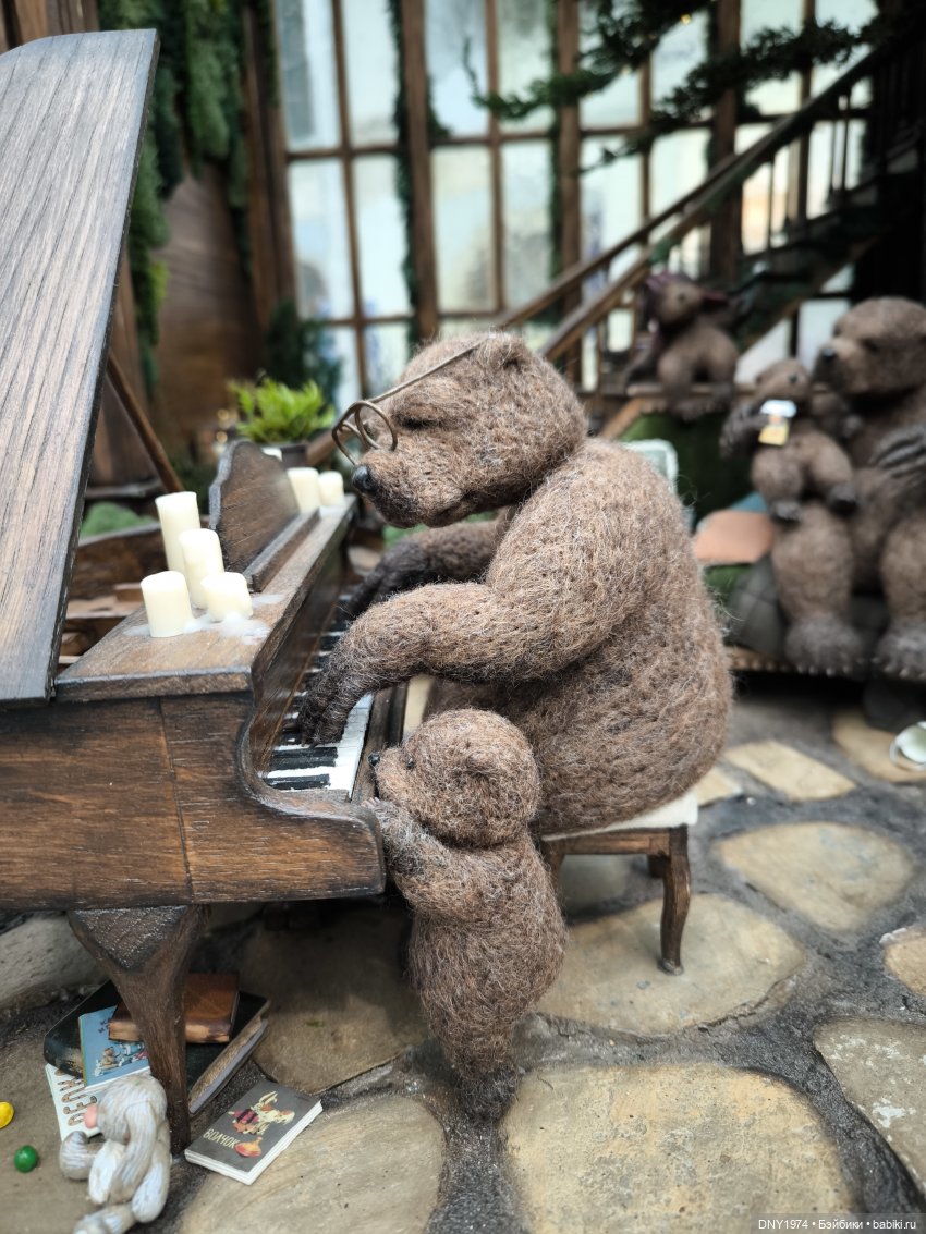 Искусство куклы 2025, часть о мишках в домиках (фото 10)