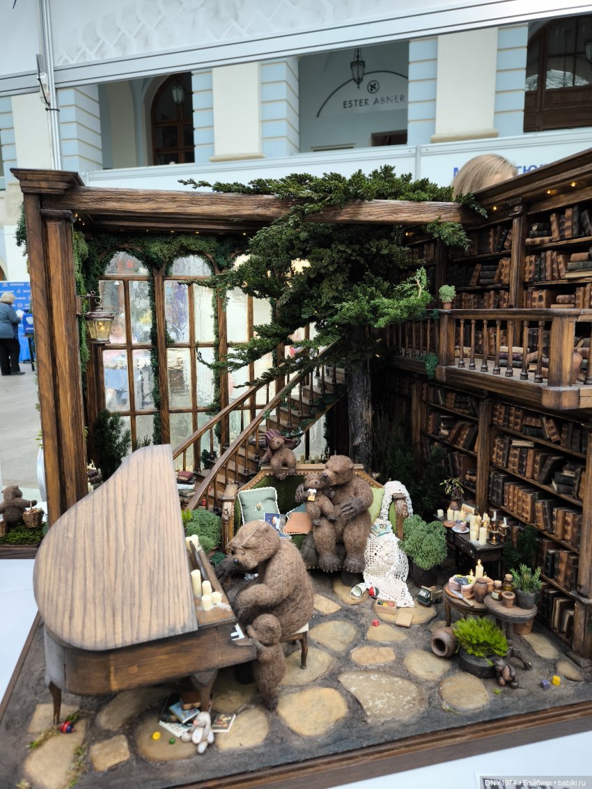 Искусство куклы 2025, часть о мишках в домиках (фото 7)
