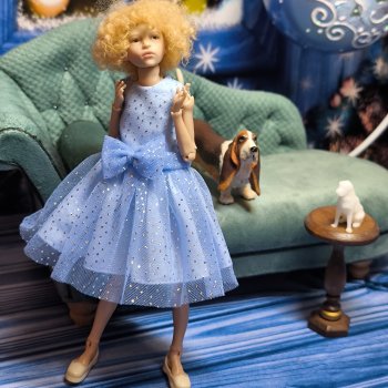 В ожидании Нового года, с Ажур