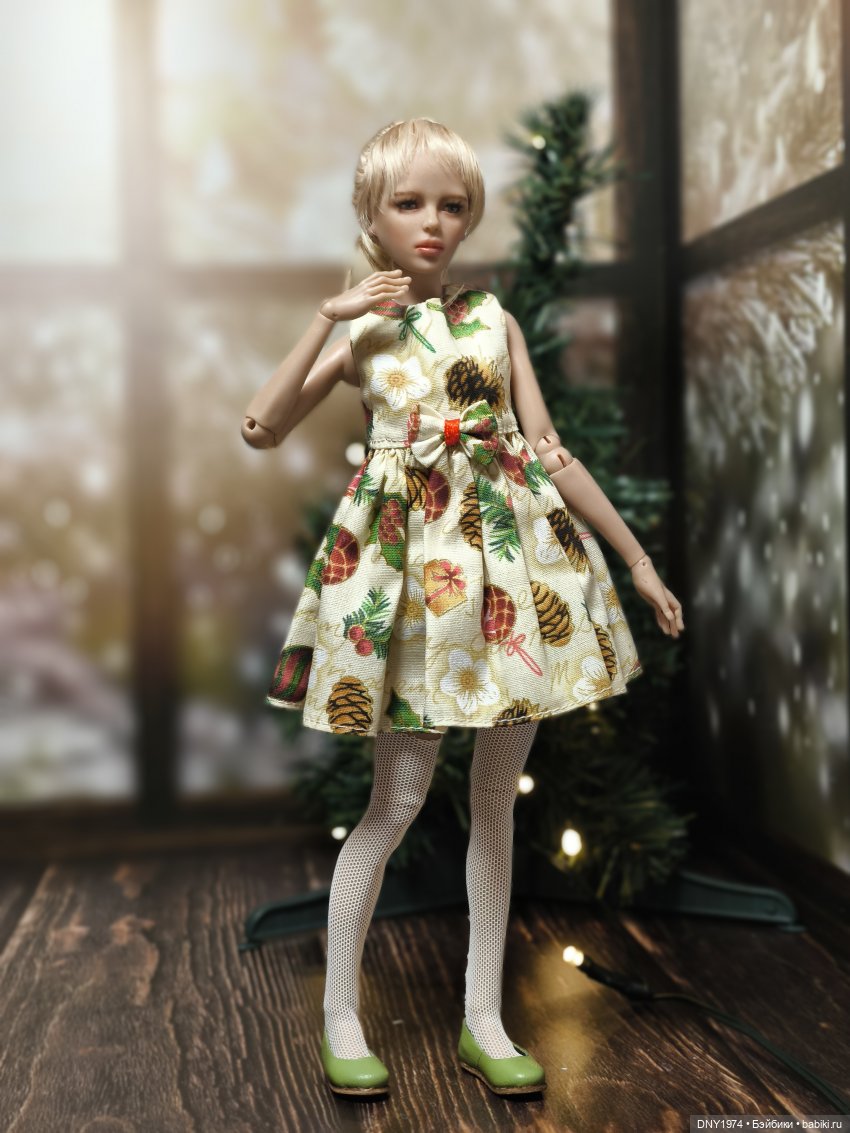 Новогодняя Ева — Авторские куклы BJD (БЖД) у нас дома: фото (фото 2)