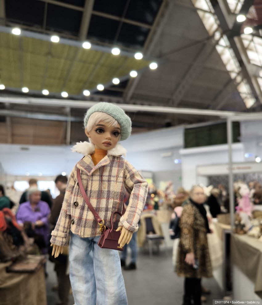 С Агатой на Тишинке — Куклы Milim Studio (Милим): российские БЖД (фото 4)