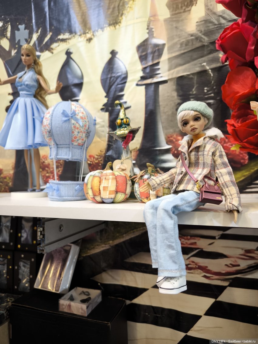 С Агатой на Тишинке — Куклы Milim Studio (Милим): российские БЖД (фото 5)