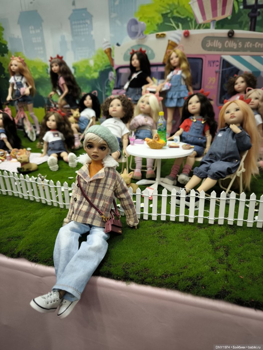 С Агатой на Тишинке — Куклы Milim Studio (Милим): российские БЖД (фото 6)