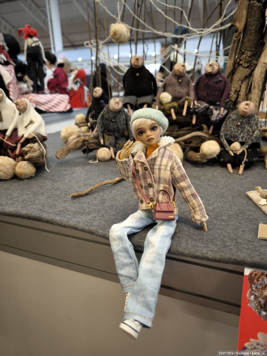 С Агатой на Тишинке — Куклы Milim Studio (Милим): российские БЖД (фото 7)