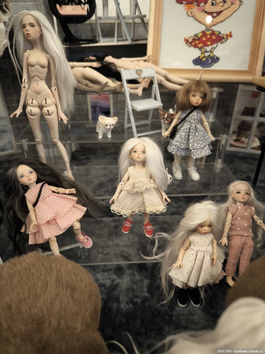 Младшая приехала | Бэйбики Младшая приехала — Авторские куклы BJD (БЖД) у нас дома: фото (фото 2)