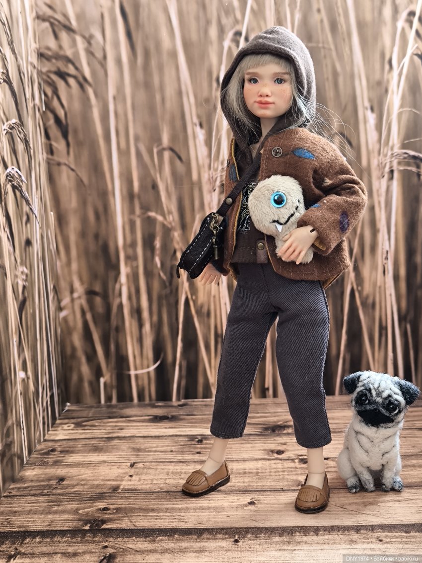 Мы пойдём с мопсом — Авторские куклы BJD (БЖД) у нас дома: фото (фото 2)