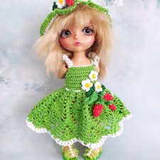 Наряд "Земляничка" для кукол bjd 1/8 Наряд "Земляничка" для кукол bjd 1/8