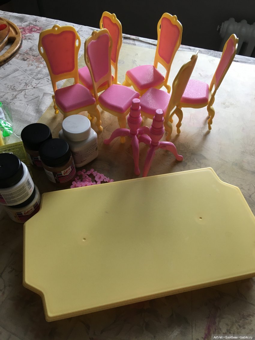 Перекраска столовой из FixPrice