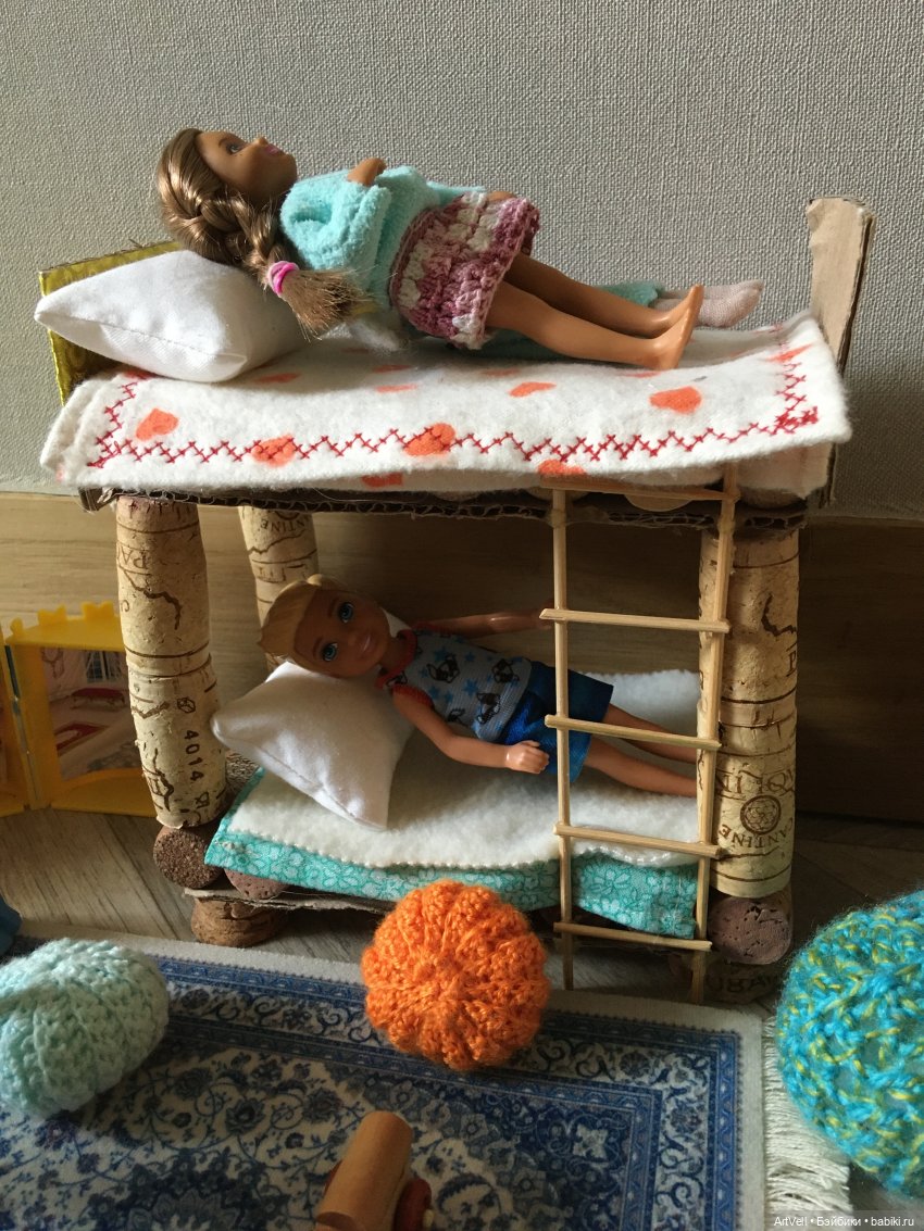 Игровая мебель для деток из подручных материалов (фото 8)
