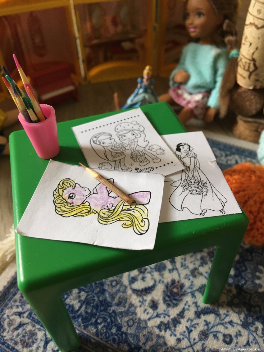 Игровая мебель для деток из подручных материалов