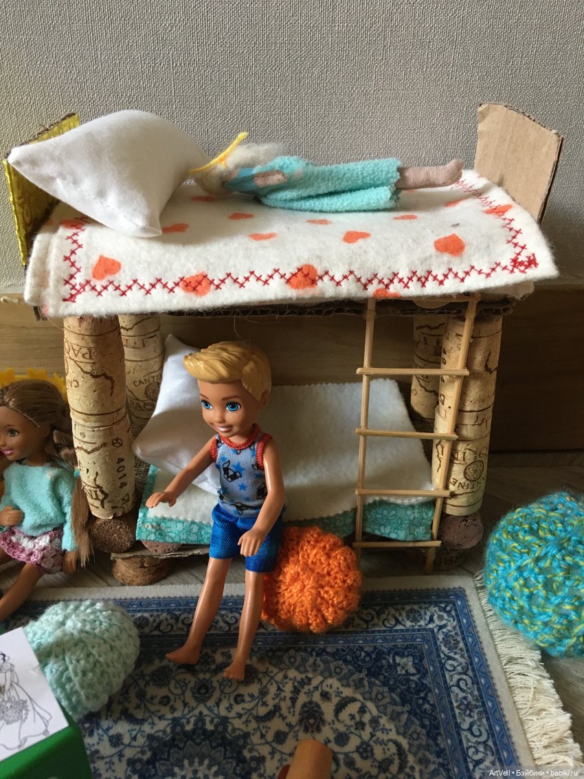 Игровая мебель для деток из подручных материалов (фото 7)