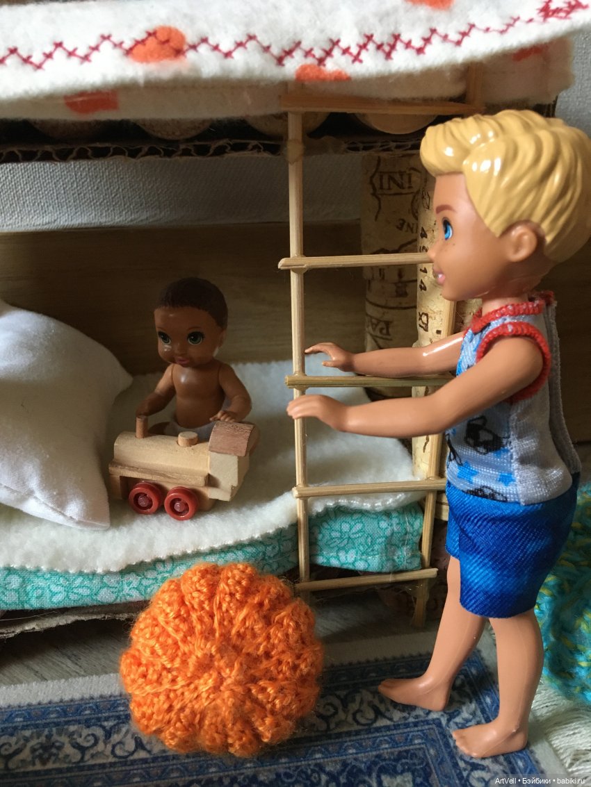 Игровая мебель для деток из подручных материалов (фото 6)