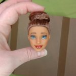 голова Barbie: ООАК на базе Йоги Пучок, скинтон LightBrown