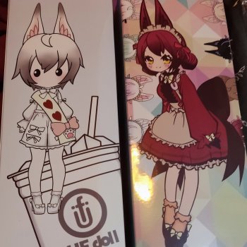 Заяс-побегаец и толстый полярный лис Ufdoll🐰