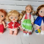 Куклы винтажные Гонконг 60е