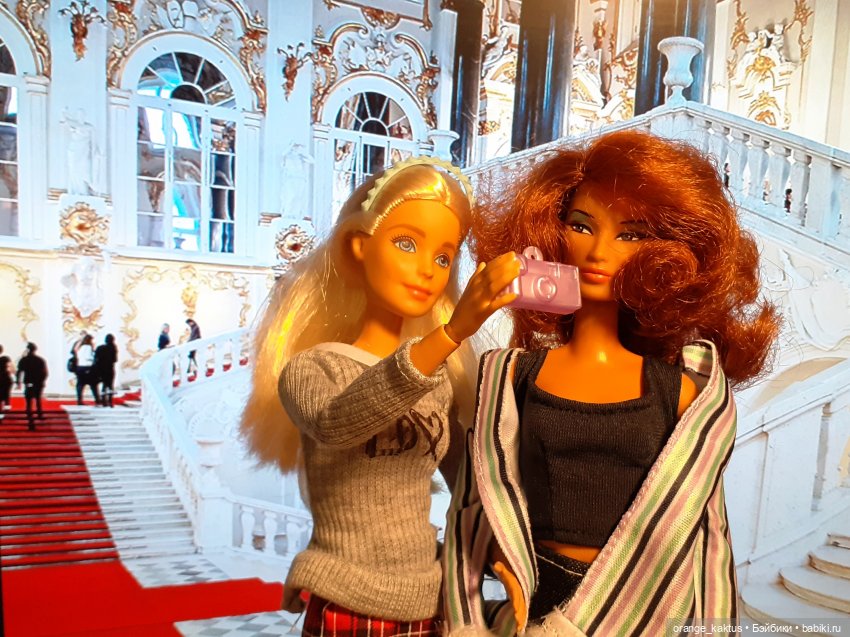 Цветы шиповника. Часть 7. Лера с Машей в Эрмитаже (фото 3)