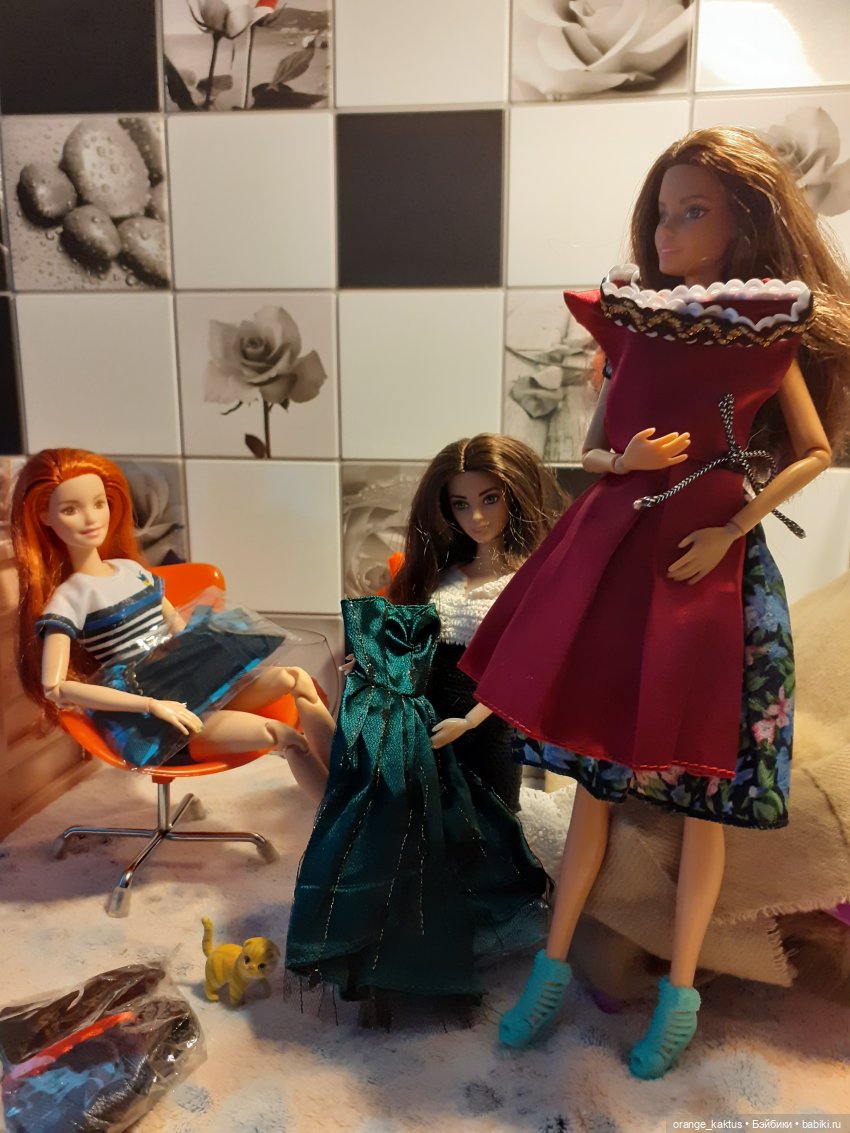 Новые платья с Алика | Бэйбики Новые платья с Алика — Куклы Barbie (Барби): Looks (фото 5)