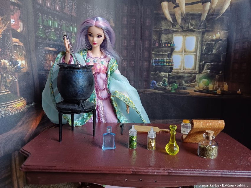 На уроке зельеварения — Куклы Barbie (Барби): Looks (фото 9)