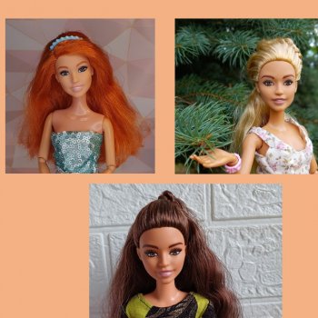 Куколки на молде Дайя в моей коллекции