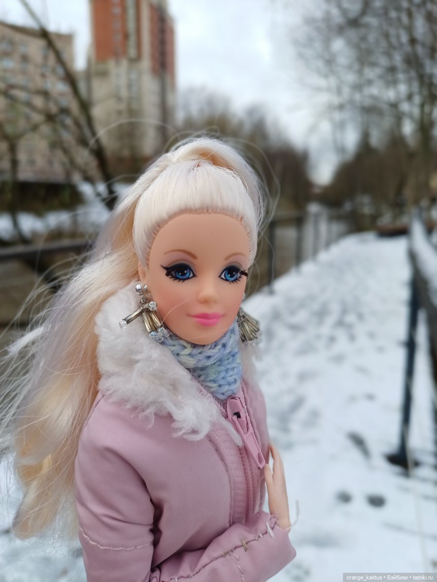 Первая снежная прогулка — Куклы Barbie (Барби): Looks