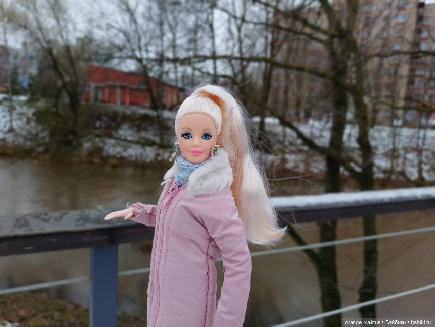 Первая снежная прогулка — Куклы Barbie (Барби): Looks