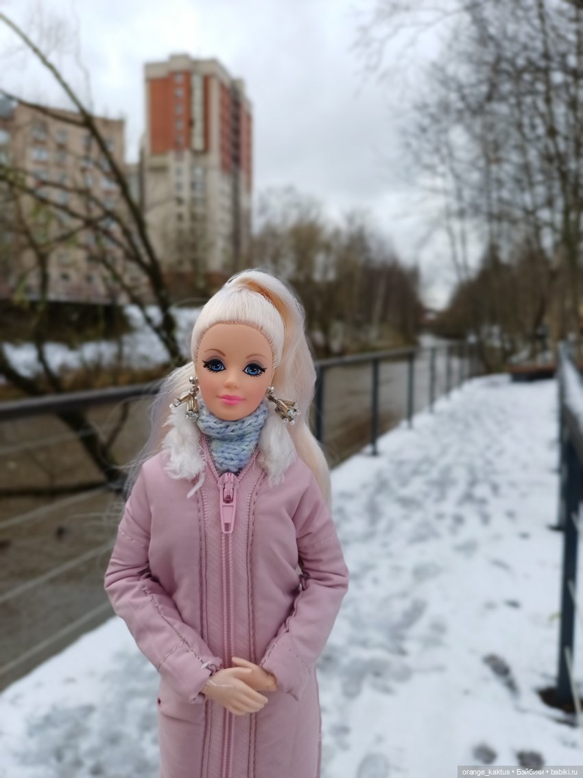 Первая снежная прогулка — Куклы Barbie (Барби): Looks