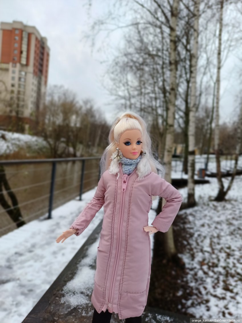 Первая снежная прогулка — Куклы Barbie (Барби): Looks (фото 8)