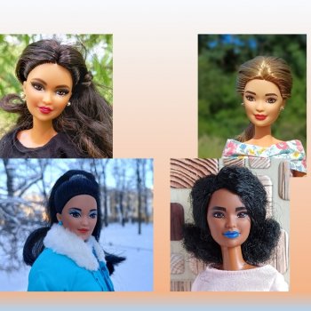 Куклы на молде Кира в моей  коллекции