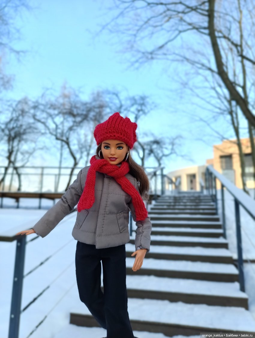 Зимняя прогулка — Куклы Barbie (Барби): Looks