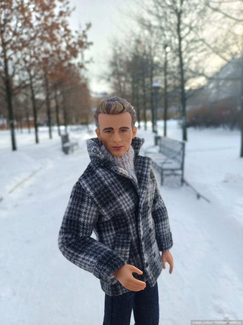 Зимняя прогулка в безлюдном саду