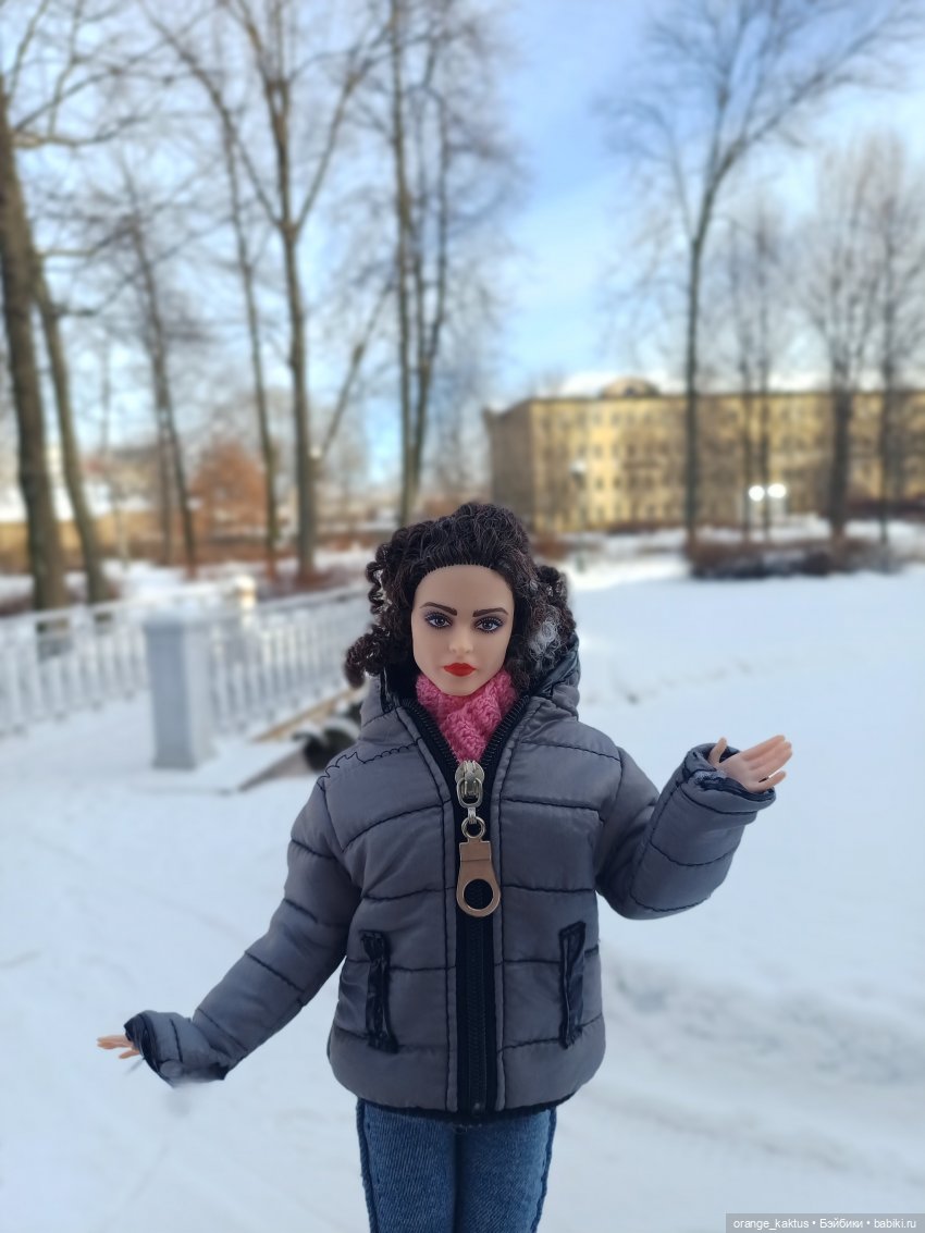 Зимняя прогулка в безлюдном саду