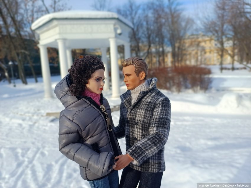 Зимняя прогулка в безлюдном саду