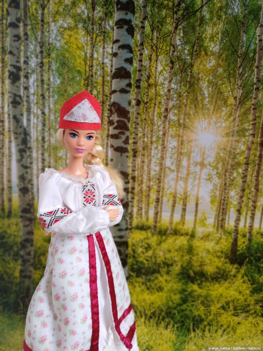 Русский народный костюм — Куклы Barbie (Барби): Looks (фото 4)