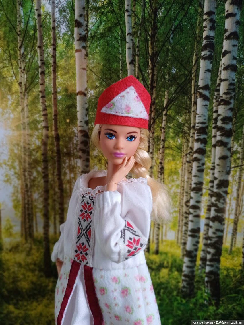Русский народный костюм — Куклы Barbie (Барби): Looks (фото 8)