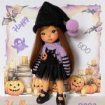Классный наряд на Хэллоуин для 1/8 бжд тиников типо Лати Lati, Медовушек, Meadow, Пукифи Pukifee  и