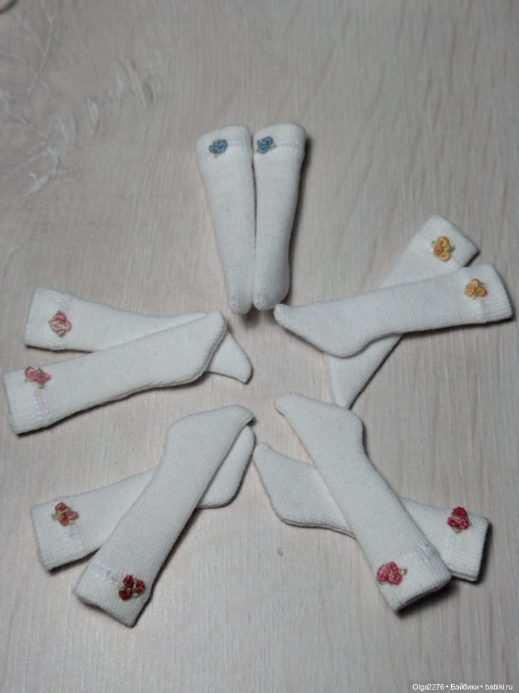 Чулочки — Одежда и обувь для кукол своими руками: фото (фото 6)