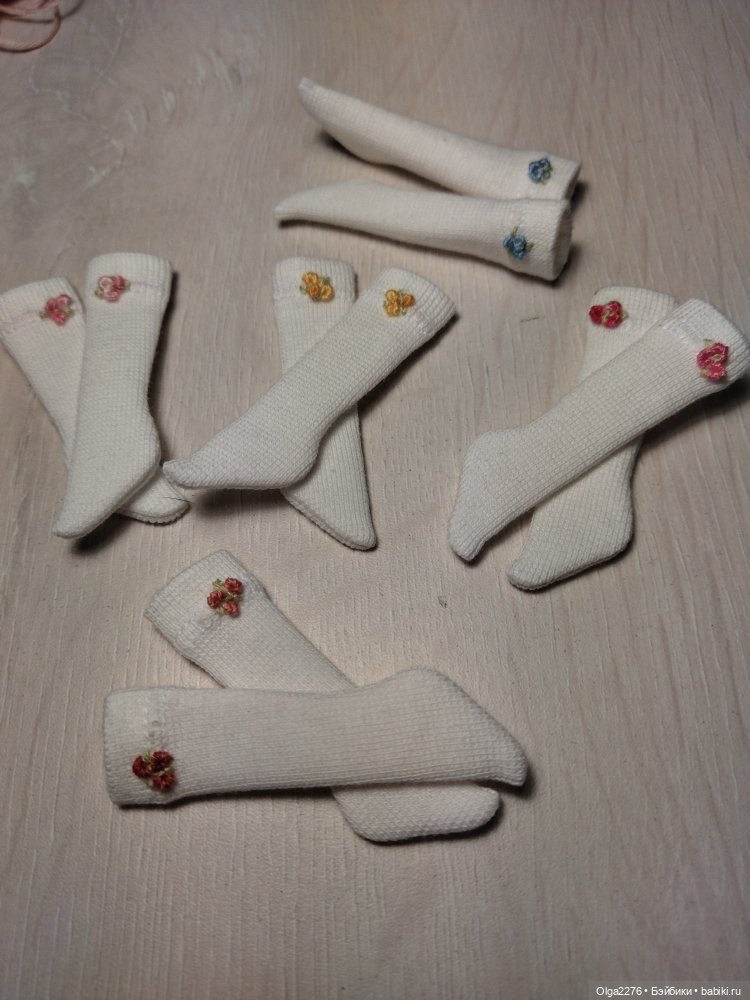 Чулочки — Одежда и обувь для кукол своими руками: фото (фото 5)