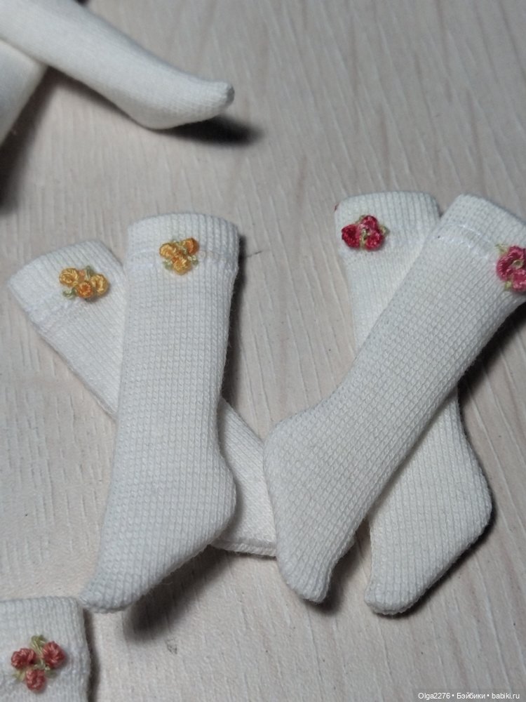 Чулочки — Одежда и обувь для кукол своими руками: фото (фото 3)