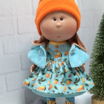 Новогодний наряд "Дварфийка Апельсинка"