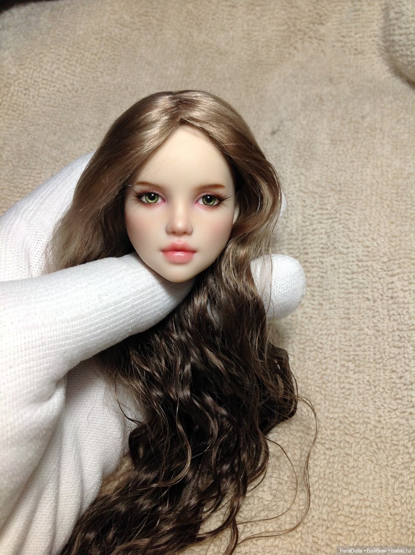 Роспись, парик, молд лица Пышка, формат 1/6 мастерская РезинДоллз