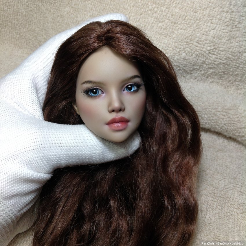 Роспись, парик, молд лица Пышка, формат 1/4 мастерская РезинДоллз