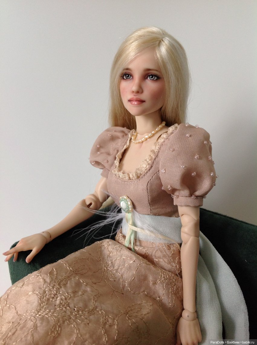 Роспись, парик, молд лица Пышка, формат 1/6 мастерская РезинДоллз