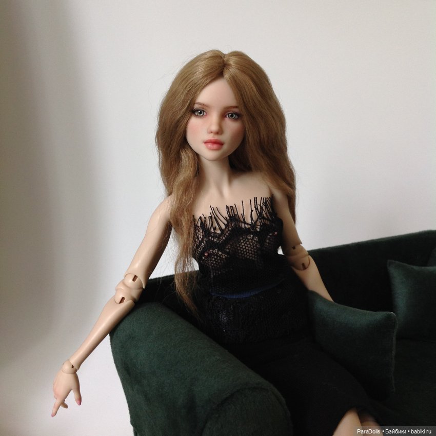 Роспись, парик, молд лица Пышка, формат 1/6 мастерская РезинДоллз