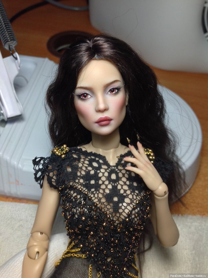 Роспись, парик, молд лица Азия, формат 1/6 мастерская РезинДоллз