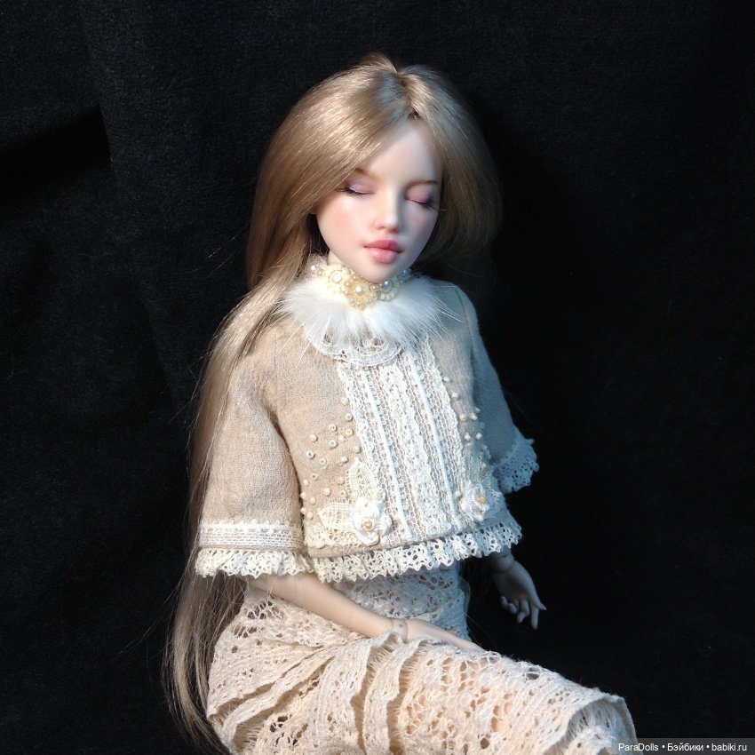 Роспись, парик, молд лица Пышка, формат 1/6 мастерская РезинДоллз