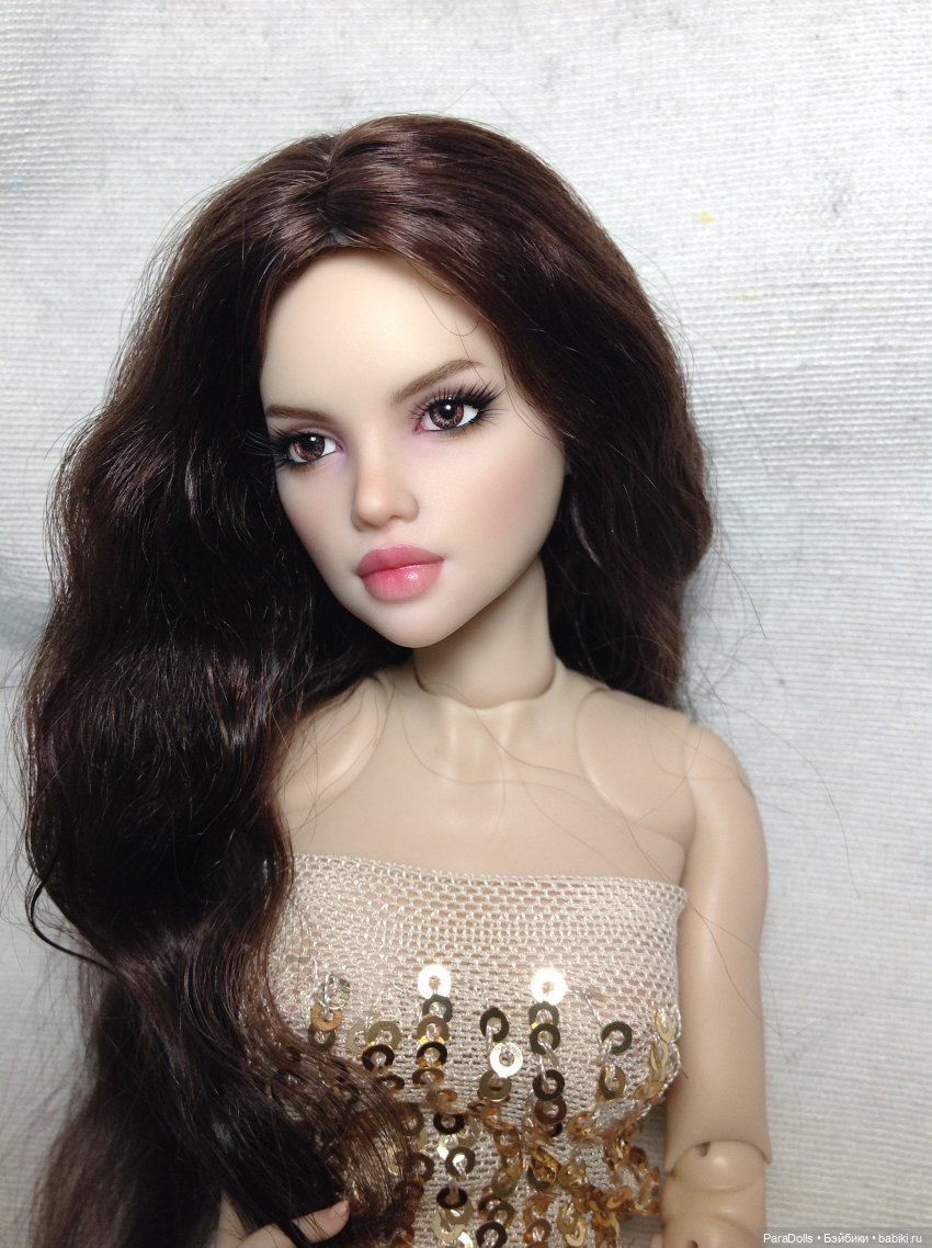 Роспись, парик, молд лица Пышка, формат 1/6 мастерская РезинДоллз