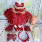 Полный аутфит с аксами от рождественской Руби Ред