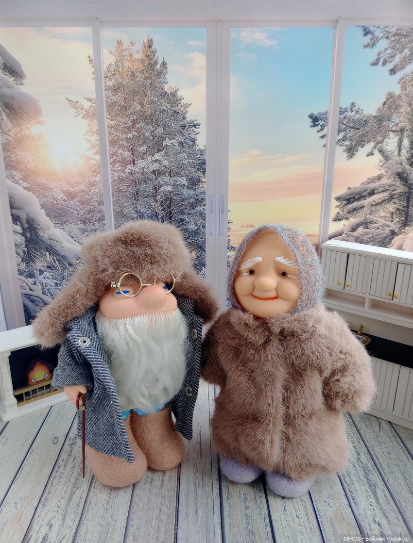 Дед да баба🥧 — Российские куклы Весна